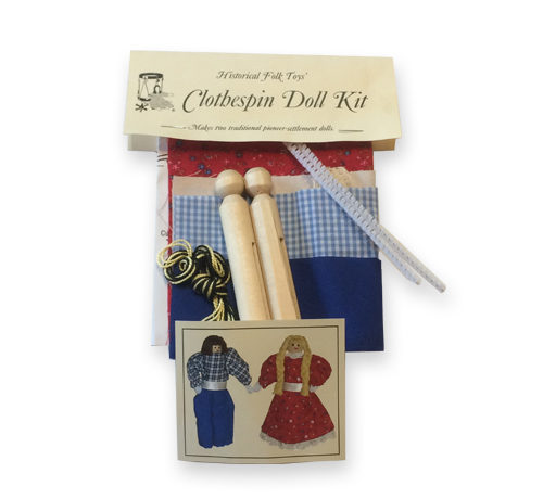 Fairbanks House - Clothes Pin Doll Kit